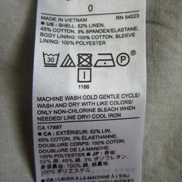 Banana Republic Factory Shrunken Linen Blazer - Picture 10 of 10